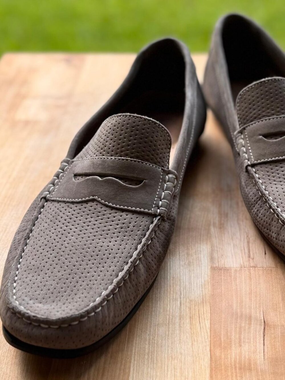 Grey Slip On Loafers  by 14th and Union Men's 11 1/2 M Shoes